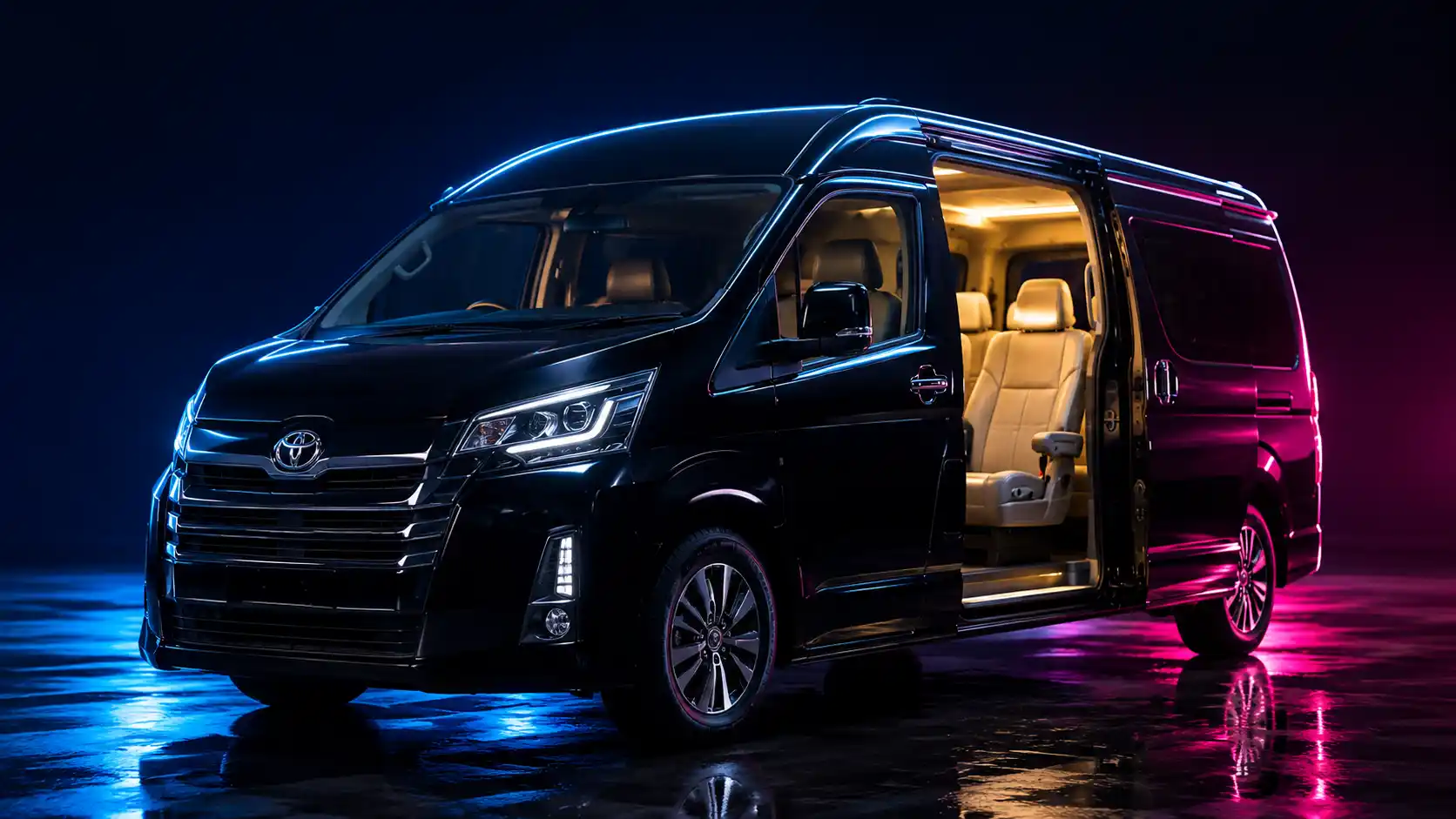Toyota Hiace Premio Grand Luxury 9-10 Seat Family Trans Luxury